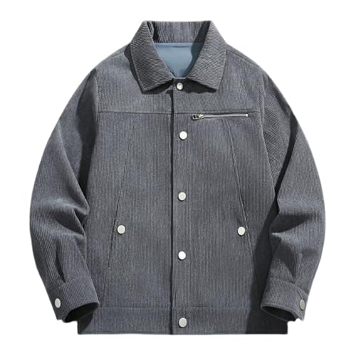 Manteau vintage en velours côtelé pour homme de qualité supérieure