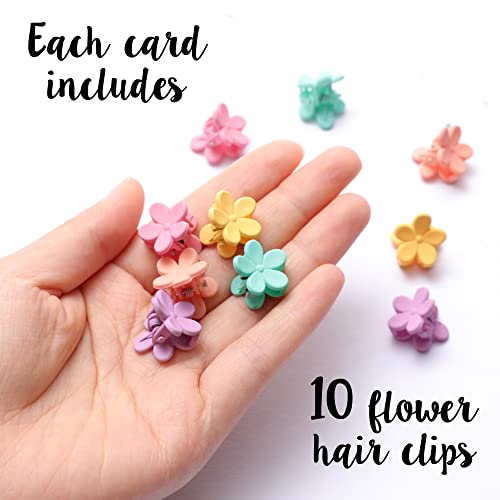 Pinzas para el cabello Flower Girl Gift - Pack de 20 clips para propuesta de dama de honor miniatura 3