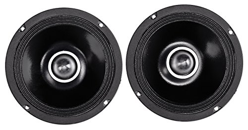 Rockville Pair X6.5C Competition 6.5" 1000W Component Speakers/Titanium Tweeters, Black,Silver #TOP1