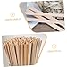 ULTECHNOVO 500Pcs Heat-resistant Wood Coffee Stirrers Mixing Sticks for Drinks Beverage Stirring Rods Bar Essentials for Hot Drinks and All Cup Types