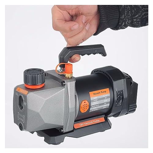 Bomba de vacío, bomba de vacío sin cable para refrigeración, 7CFM 1/2HP 1/4" entrada de aire, para automóvil y hogar, con batería de 18V miniatura 2