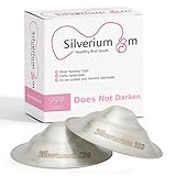 Silveriumom Ice Plaster Silver Nursing Cups - Nipple Shields for Breastfeeding Newborns - 100% Pure Silver 999 Silver and Handmade - Nipple Breastfeeding