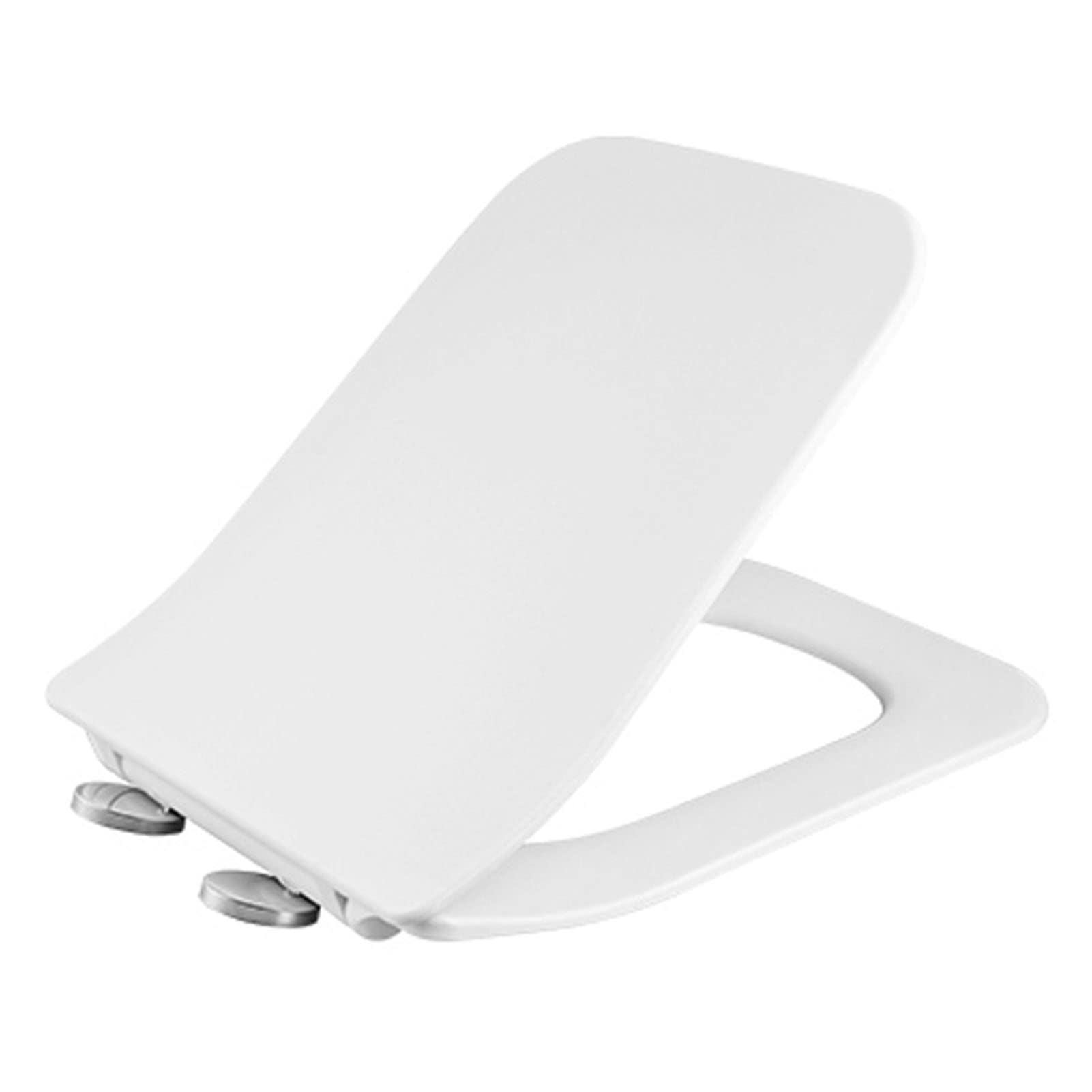 Stretched Slow Close Close Toilet seat, Quick Release, not Loose, Durable pp Plastic, Easy Install, Adjustable, Lightweight, Portable, User-Friendly, Compact, Elongated, one, Click