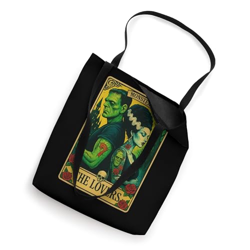 Bolso Tote The Monster Frankenstein And Bride Lovers Tarot Card miniatura 2
