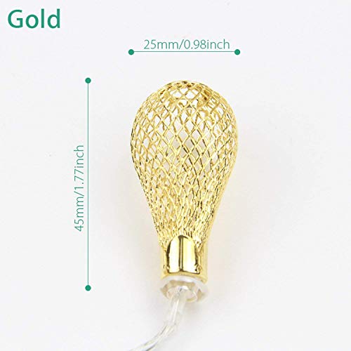 Image of MIRADH 14 Bulb Shape Led Lantern 16ft Long Lantern Fairy Lights Diwali Christmas String Lights Outdoor Decorative Lights for Garden,Home,Party,Bedroom (Warm White) (Bulb Shape)