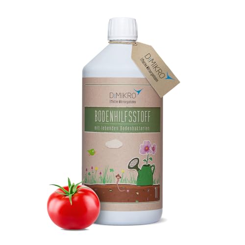 DIMIKRO® Effektive Mikroorganismen aktiv 1 Liter - Mikroorganismen für Pflanzen - Bodenverbesserer für Zimmerpflanzen, Garten & Landwirtschaft - Boden Aktivator, Kompostbeschleuniger - 100% vegan
