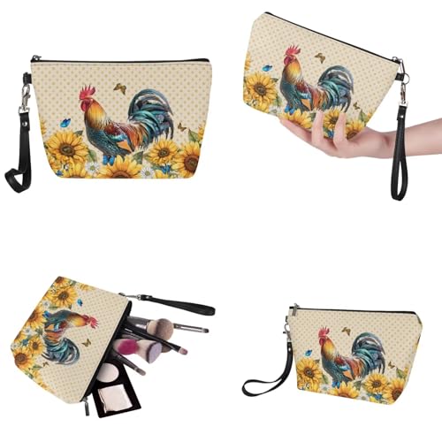 Image of 2PCS Tote Bag for Women Top Handle Purse with Wallet, Hobo Bag Tote Shoulder Bag with PU Cosmetic Bag