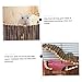 VOSAREA Wooden Hamster Fence Hiding Arch Wood PET Shelter for Small Animals Like Hamsters and Hedgehogs 1-Piece PET Supply
