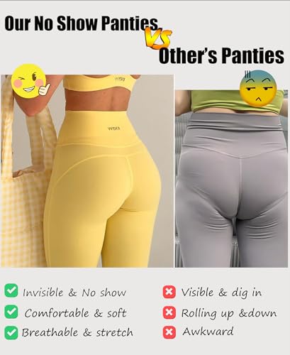 Image of Knowyou Seamless Underwear for Women Sexy Bikini Panties No Show High Cut Hipster Cute Cheeky Panty for Ladies 6 Pack