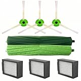 日常工房 ルンバ ブラシ フィルター 互換 8点セット e5 i7 i7+ i3 i3+ J7 J7+ i2 消耗品 （エッジクリーニングブラシ+ダストカットフィルター+デュアルアクションブラシ） ロボット掃除機交換用 ポイント消化 eシリーズ iシリーズ eシリーズ 母の日 父の日 (3個フィルター)