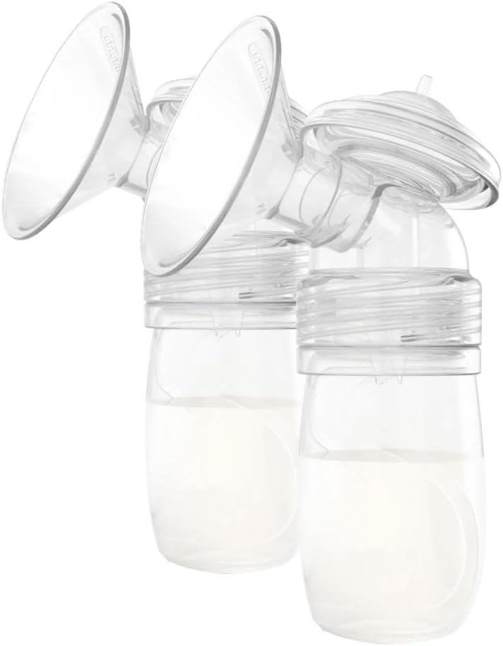 Unimom Replacement Detachable Breast Shield Kit - Included, Shield, Breast Shield Body, Tube, Storage Bottles, Diaphragm, Diaphragm Cover, Duckbill Valve Connector, for Minuet and Opera Pumps (20mm)