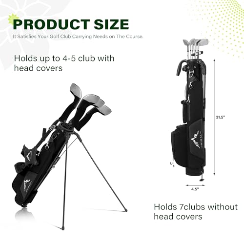 UNIHIMAL Bolsa de transporte leve de golfe Pro com duas alças de ombro – fácil de transportar e durá