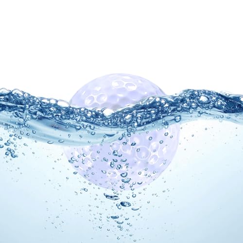 Sagsewful Floating Golf Balls, Non-Sink Practice Golf Balls For Lake/Pool/Backyard Training(10Pcs/Pack) (White 10Pcs)