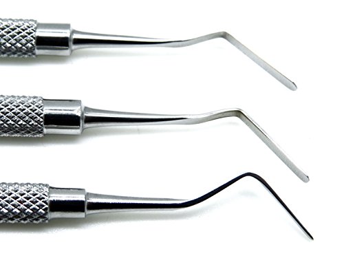 3 Pcs Superior Dental Heidemann Spatulas Composite Plastic Filling Restorative Instrument #TOP2