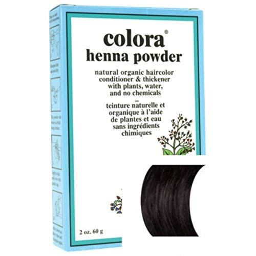 Colora Henna en Polvo Natural Orgánico Negro 2 oz