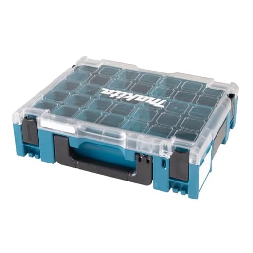 Set organisateur de type MAKPAC clipsable et empilable - MAKITA 191X80-2