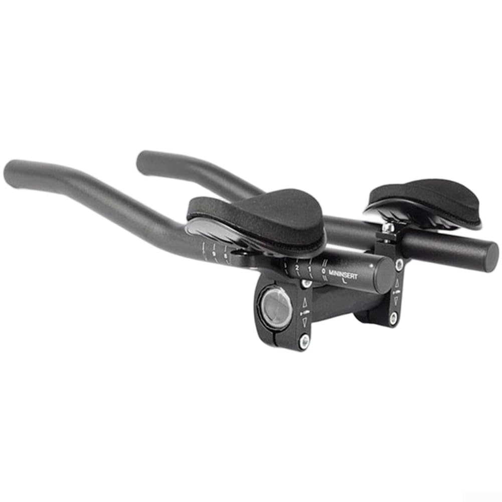FACULX Aluminum Alloy Bike Rest Bar, Ergonomic Extensions for TT & Handlebars, Adjustable Elbow Pads for Cycling