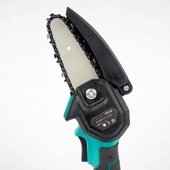 Image of 24V Cordless Chainsaw Procut One Hand Lightweight Portable Battery Operated 4inch Mini Chain Saw for Pruning Tree Branch Wood Cuttingn With 2 Pc Li-ion Chargable Batteries.