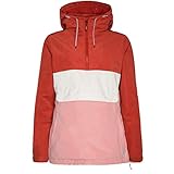 Kängurutasche mit Patte und Klettverschluss auf der Brust. Reißverschluss aus Nylon unter den Armen für Belüftung. Kinnschutz Lycra-Bündchen