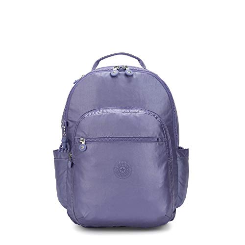 Best Cyber Monday 🔥 Kipling Seoul Large Metallic 15 Laptop Backpack Metallic Purple Exclusive Discount 80% Offer Kipling Seoul Large Metallic 15 Laptop Backpack Metallic Purple