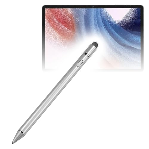 BoxWave Stylus Pen Compatible with Jumper EZpad M10SE - AccuPoint Active Stylus, Electronic Stylus with Ultra Fine Tip - Metallic Silver