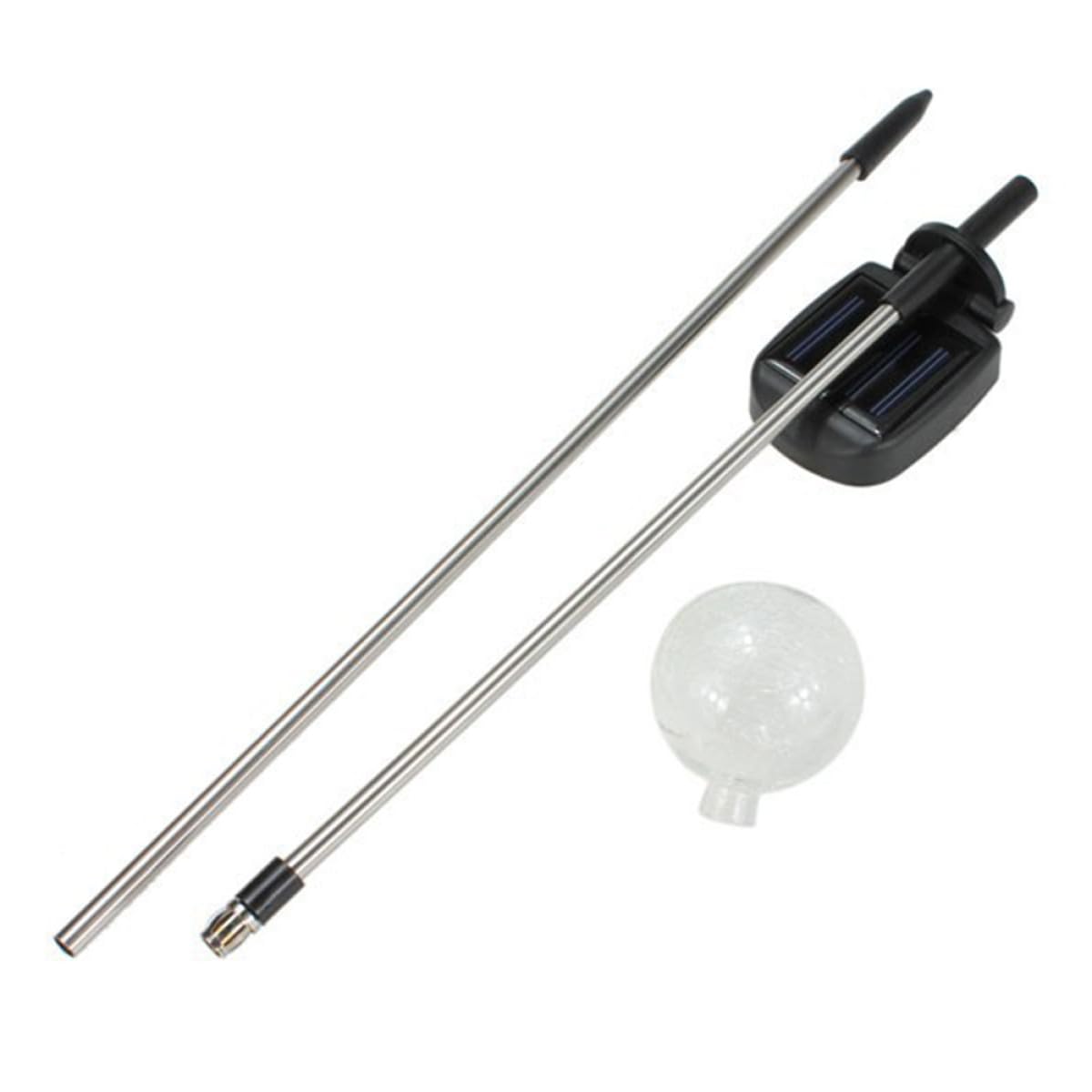 Boule Lumineuse Solaire Extérieure Fête Halloween, Lampe Jardin Verre LED