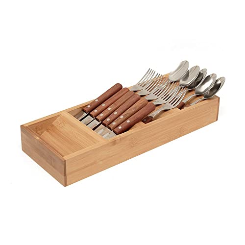 Oikos - Organizador de Talheres em Bambu