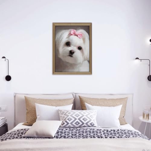 500 Piece Puzzles for Adults Personalized Wooden Puzzles Lovely Maltese Dog Jigsaw Puzzles Gift Custom Puzzle from Photos Challenging Puzzles for Family Wedding Christmas Birthday Gifts 20.4 x 15 in - Image 7