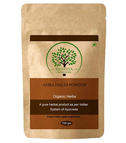 RADANYA Ayurveda Amba Haldi Powder | Kasturi Haldi Powder | Wild Turmeric Powder