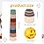 LUTER 8pcs Stack Up Bunny Cups with 1pc Treat Ball, Bunny Stacking Cups Bunny Toys for Rabbits Stacking Cups for Bunnies Plastic Nesting Toys Cups for Pets