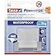 tesa Powerstrips Doppelhaken Waterproof Zoom - selbstklebender Haken für Dusche und Bad, groß - Metall-Badhaken - belastbar bis 3 kg