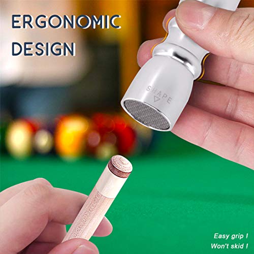 Hilitchi Multifunction Bowtie Snooker Billiard Pool Cue Tip Stick Shaper Repair Tools, 3 In 1 Tool - Shaper, Scuffer, Aerator #TOP4