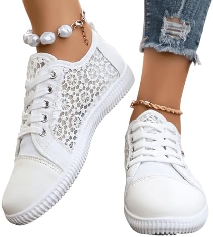 Dirndl Sneaker Damen - Bequeme Trachtenschuhe Mit Spitze Für Oktoberfest & Alltag