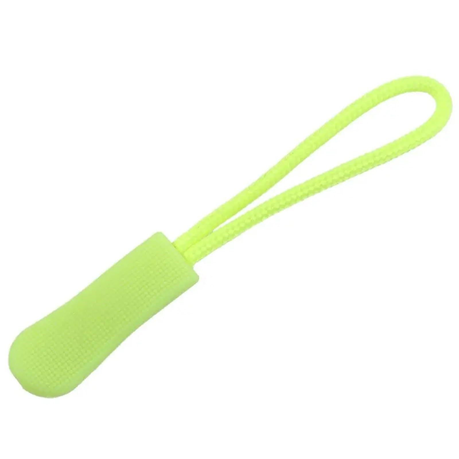 Piezas de recambio para tiradores de cremallera, Tiradores de cremallera, 200 Uds., extremos repuesto multicolores, fijador maleta for mochila viaje(Fluorescent Yellow)