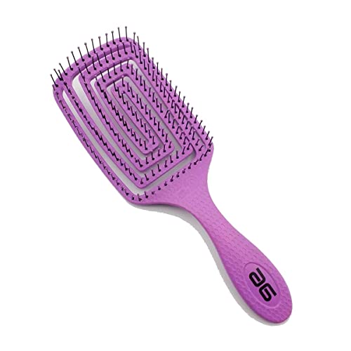Brosse à cheveux démêler sans tirer bio biodégradable, ne coupe pas les cheveux (grande plume)