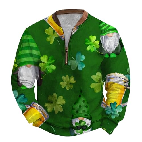 sdhienbb Sudaderas con capucha para hombre, accesorios irlandeses, sudaderas largas con capucha para hombre, sudadera con capucha para hombre, sudadera con capucha negra pesada, rosa, XL