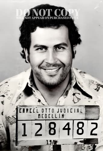 Photo de Pablo Escobar Mugshot - Cadeau Idéal pour Passionné d'Histoire