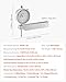 VEVOR Dial Test Indicator with Metal Base, 0.001 inch Accuracy, 0-1 inch Range, Easy to Read Large Dial, Professional for Narrow Area Measurement, Industrial Machining & Inspection, Precision Testing