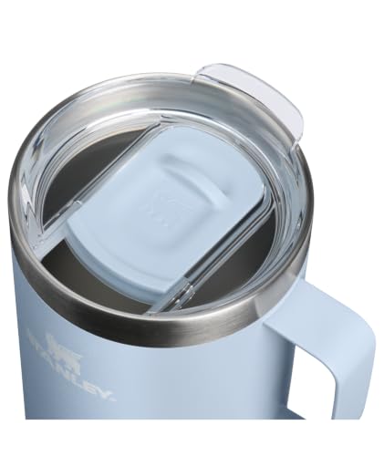 Image of STANLEY Everyday Camp Mug 24 oz | Drink Through Lid | Cup for Coffee, Tea and Drinks | Insulated Stainless Steel Coffee Mug | BPA-Free | Blue Dream Stone