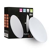 Maxled, Light is Led! Deckenleuchte LED Deckenlampe Ø38cm, 6500K Badlampe Rund Flach, 24W 1920LM Modern Schlicht Lampe Dünn für Bad/Balkon/Keller/Schlafzimmer/Flur/Büro/Badezimmer Küchenlampe