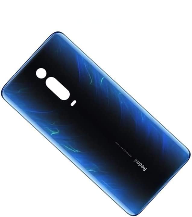 ELLENNE SCOCCA Posteriore Telaio Compatibile per XIAOMI Mi 9T / 9T PRO - Back Cover Posteriore Vetro Nero Blu (BLU)