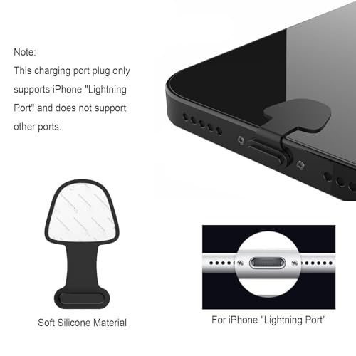 Protection de port iPhone anti-perte : lot de 10 bouchons étanches à la poussière - 2