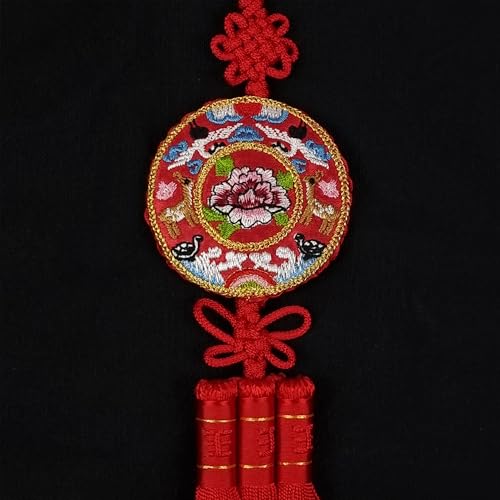 Colgante Norigae tradicional rojo para realzar tu Hanbok con elegancia 6