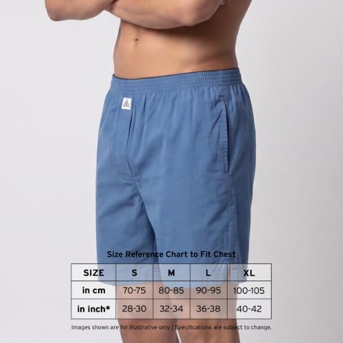 Image of Levi's 074 Boxer Shorts for Men | 100% Poplin Cotton | Breathable | Solid Men's Boxers | Relaxed Fit | Smooth Hand-Feel | Yarn-Dyed, Long Lasting Colour | Functional Fly | Tagless | Pack of 1
