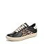 Black Leather/Dark Brown Leopard