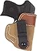 Desantis Sof-Tuck Inside The Pant Holster fits Glock 42, Right Hand, Tan Leather