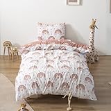 parure de lit enfant 90x190 ikea Confort Ultra Doux - Parures de lits enfant de qualité supérieure composée à 60 % de coton avec fermeture éclair, plus écologique et un choix plus saint que la parure lit en microfibres de polyester classiques