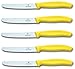 Produktbild Victorinox Tomatenmesser Brötchenmesser Tafelmesser Set 5-teilig Swiss Classic (Gelb)