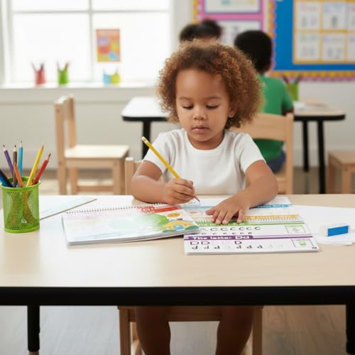 Livre d'activités effaçable à sec maternelle Fun Express de 20 pages - 4