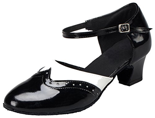 Scarpe Jazz Da Donna Con Lacci – Suola Divisa E Cuscino D'aria, Tomaia In Mesh Traspirante, Tacco Piatto 5 Cm, Per Danza E Ginnastica